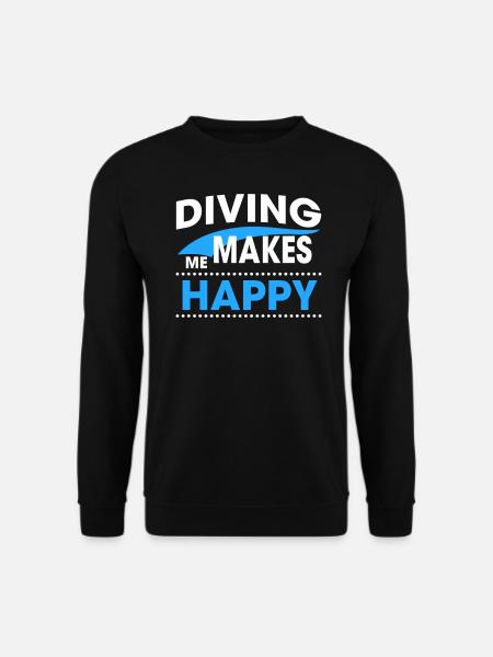 DIVING - Unisex Sweatshirt - black