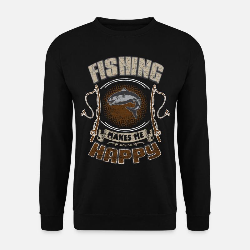 to fish - Unisex Sweatshirt - black