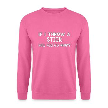 Sarcastique Cynique muffins matinaux - Sweat-shirt Unisexe - rose - Devant
