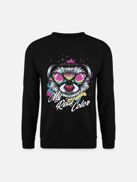 Frettchen - Unisex Pullover - Schwarz