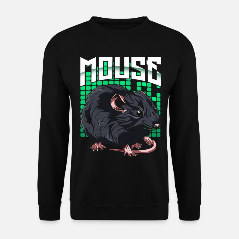 mouse - Unisex Sweatshirt - black