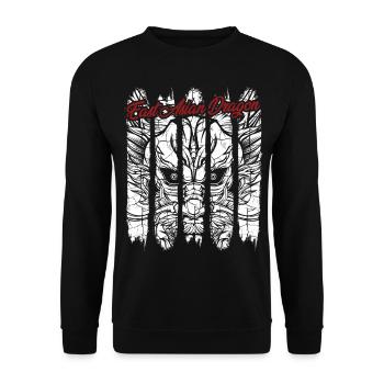 Chinese Dragon - Unisex Sweatshirt - black - Front - Alina (178cm) & Michal (187cm)