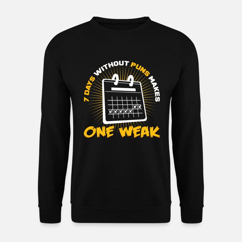 Jeu de mots - Sweat-shirt Unisexe - noir