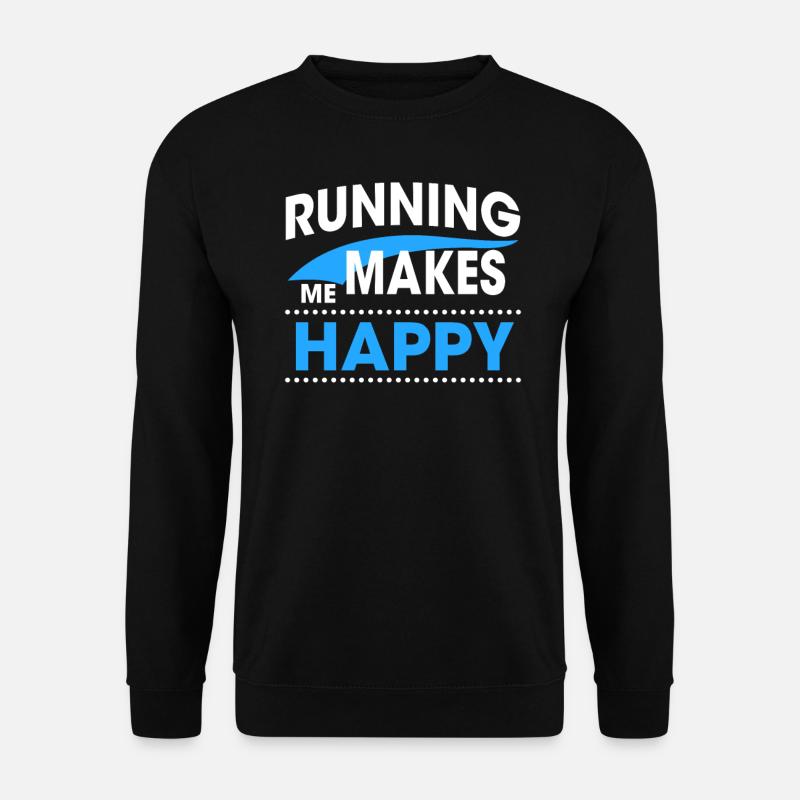 RUNNING - Unisex Pullover - Schwarz