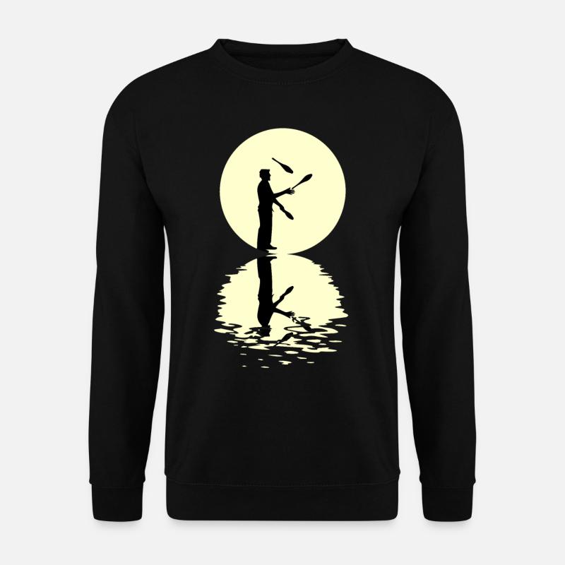Moon Juggling Thé - Sweat-shirt Unisexe - noir