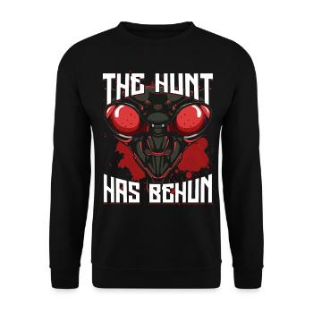 Gottesanbeterin - Unisex Pullover - Schwarz - Vorne - Alina (178cm) & Michal (187cm)