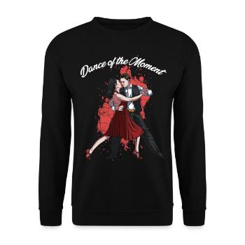 Tango Dance - Unisex Sweatshirt - black - Front - Alina (178cm) & Michal (187cm)