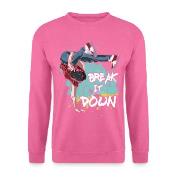 Breakdance - Unisex Sweatshirt - pink - Front
