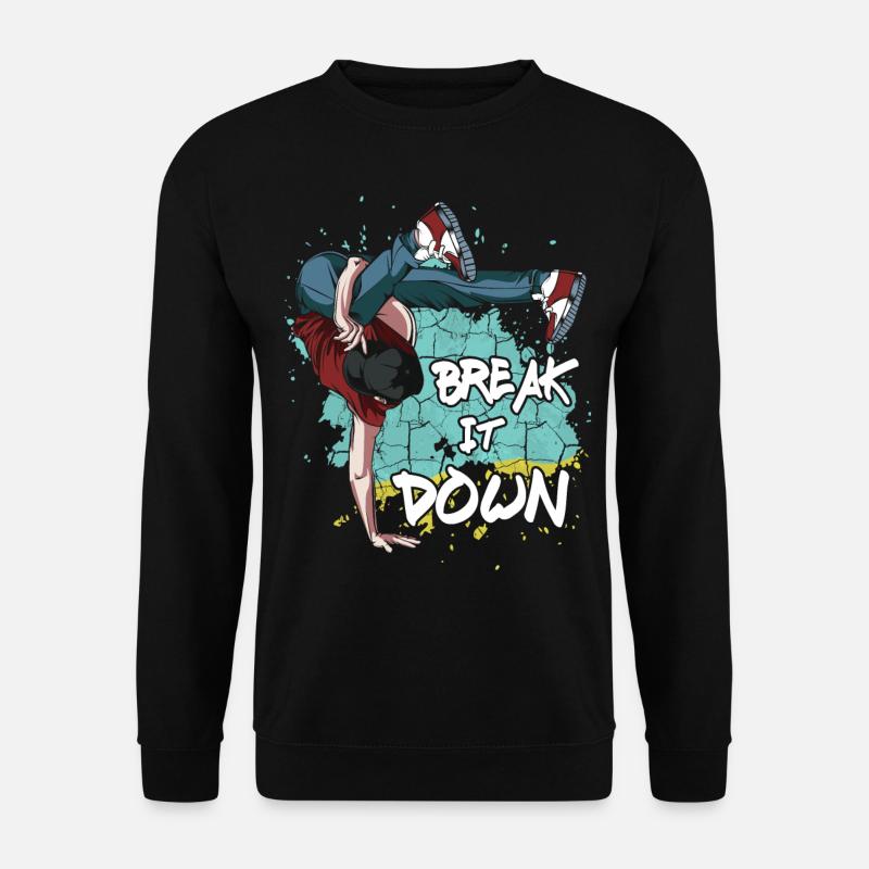 Breakdance - Unisex Pullover - Schwarz