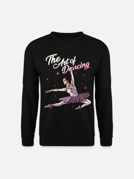 Ballet Tänzerin | Ballerina Tanz Geschenkidee - Unisex Pullover - Schwarz