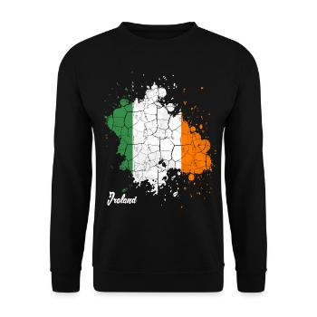 Irlande - Sweat-shirt Unisexe - noir - Devant - Alina (178cm) & Michal (187cm)