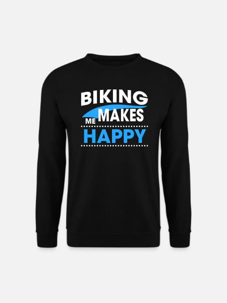 BIKING - Unisex Pullover - Schwarz