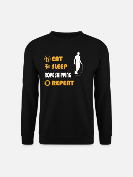 Rope Skipping - present for men and women - Unisex Pullover - Schwarz