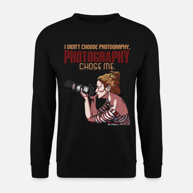 taking photos - Unisex Sweatshirt - black