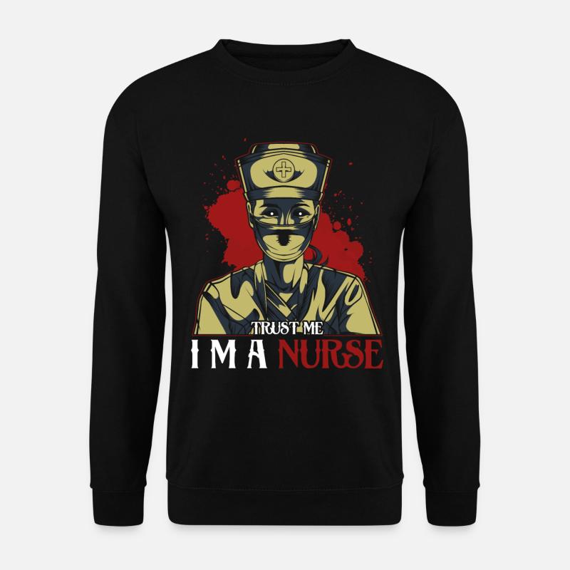 Krankenschwester - Unisex Pullover - Schwarz