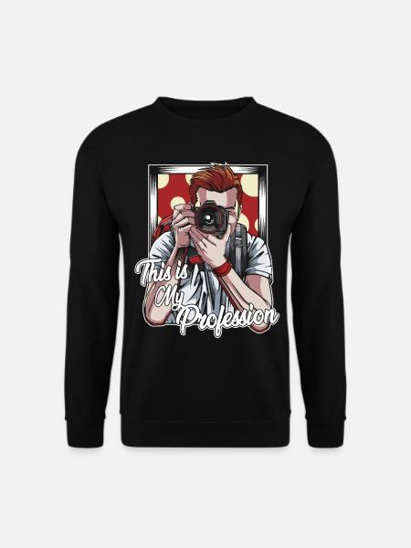taking photos - Unisex Sweatshirt - black