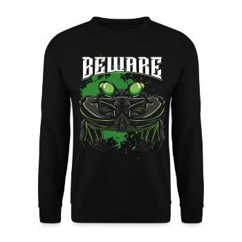 Krabbe - Unisex Pullover - Schwarz - Vorne - Alina (178cm) & Michal (187cm)
