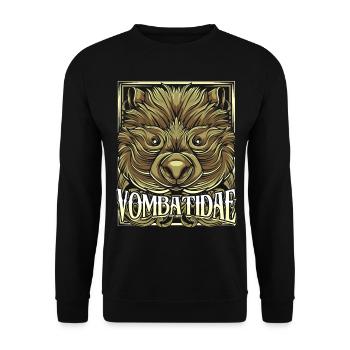Wombat - Unisex Pullover - Schwarz - Vorne - Alina (178cm) & Michal (187cm)