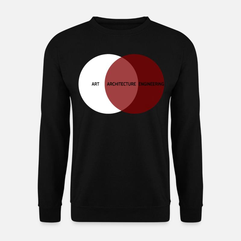 Architecture Art Engineering Architect - Unisex Sweatshirt - black
