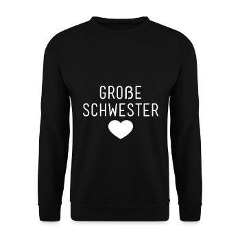 Sister - Unisex Sweatshirt - black - Front - Alina (178cm) & Michal (187cm)