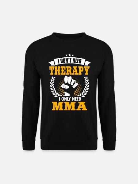 Mma - Unisex Sweatshirt - black