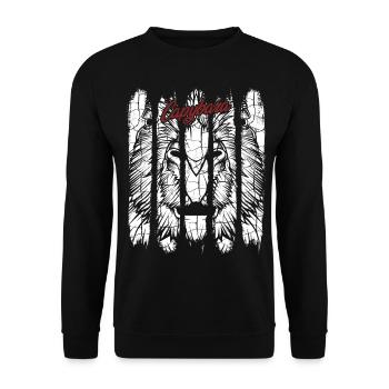 Capybara - Unisex Pullover - Schwarz - Vorne - Alina (178cm) & Michal (187cm)