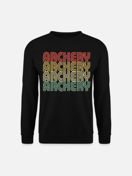 Archery hipster design - Unisex Sweatshirt - black