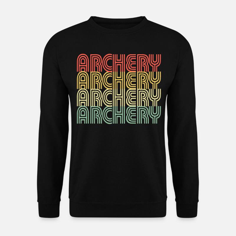 Archery hipster design - Unisex Sweatshirt - black