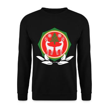 Christmas Premium Shirt Cadeau de Noël - Sweat-shirt Unisexe - noir - Devant - Alina (178cm) & Michal (187cm)