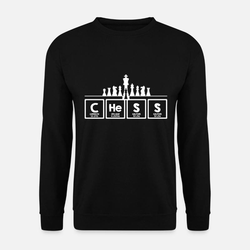 échecs - Sweat-shirt Unisexe - noir