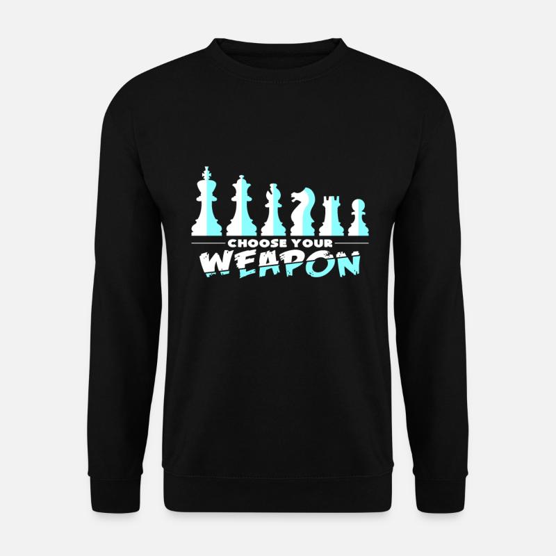échecs - Sweat-shirt Unisexe - noir