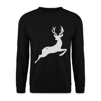 Noël - Sweat-shirt Unisexe - noir - Devant - Alina (178cm) & Michal (187cm)