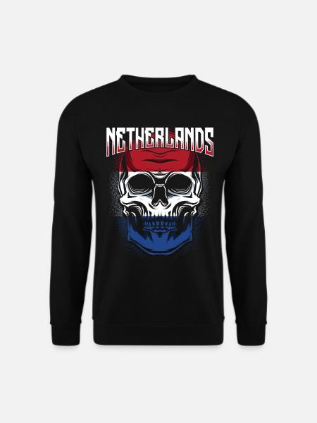 Pays-Bas - Sweat-shirt Unisexe - noir