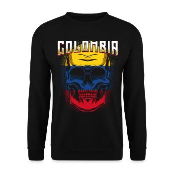 Kolumbien - Unisex Pullover - Schwarz - Vorne - Alina (178cm) & Michal (187cm)