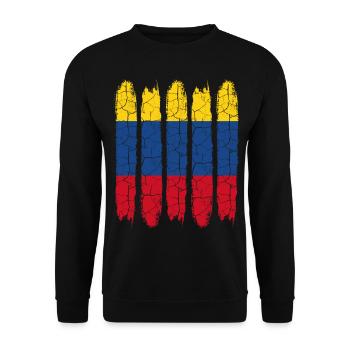 Colombia - Unisex Sweatshirt - black - Front - Alina (178cm) & Michal (187cm)