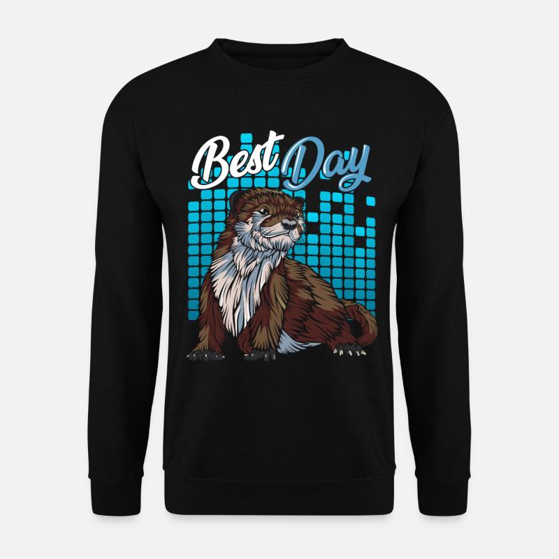 otter - Unisex Sweatshirt - black