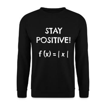 Math mathematician teacher joke saying - Unisex Sweatshirt - black - Front - Alina (178cm) & Michal (187cm)