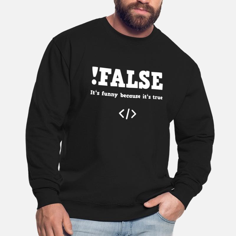 Programmeur Programmation énonciation drôle Sweat-shirt Unisexe