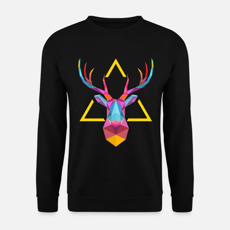 Hirschgeweih - Unisex Pullover - Schwarz