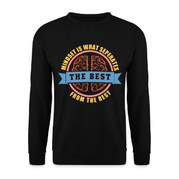 Mindset - Unisex Pullover - Schwarz - Vorne - Alina (178cm) & Michal (187cm)