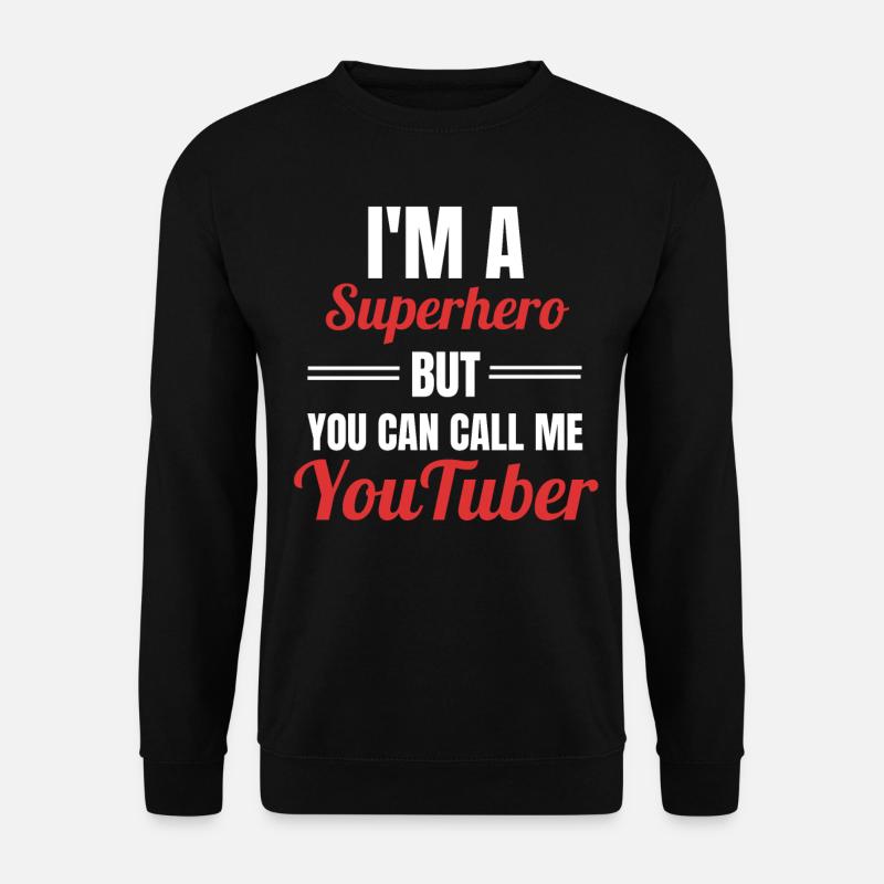 youtuber - Unisex Sweatshirt - black