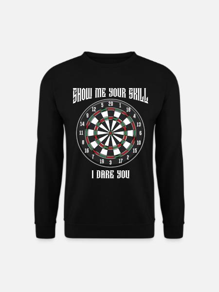 jeu de fléchettes - Sweat-shirt Unisexe - noir