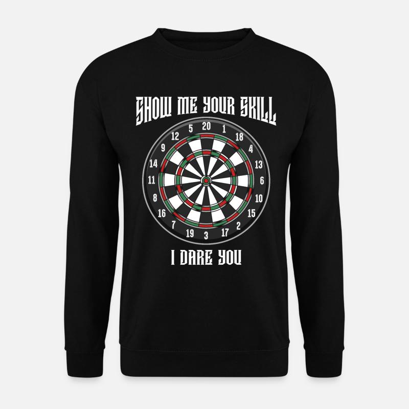 jeu de fléchettes - Sweat-shirt Unisexe - noir