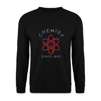 Professeur de chimie - Sweat-shirt Unisexe - noir - Devant - Alina (178cm) & Michal (187cm)