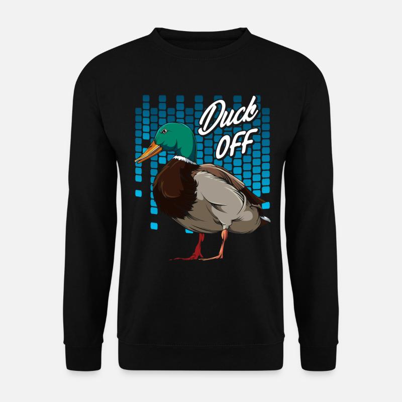 Stockente - Unisex Pullover - Schwarz