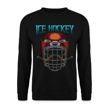 Ice Hockey - Unisex Pullover - Schwarz - Vorne - Alina (178cm) & Michal (187cm)