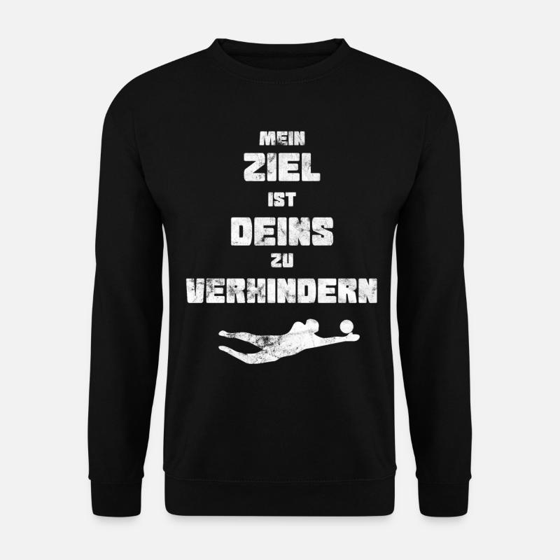 Torwart Handball Fußball Torhüter Spurch - Unisex Pullover - Schwarz