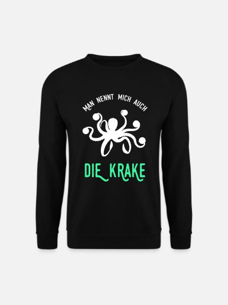 Krake Torwart Torhüter Fußball Handball - Unisex Pullover - Schwarz