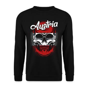 Autriche - Sweat-shirt Unisexe - noir - Devant - Alina (178cm) & Michal (187cm)