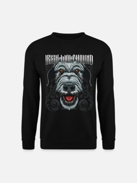 Irish Wolfhound - Unisex Sweatshirt - black